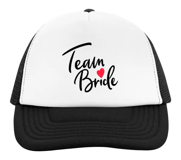 Team Bride red heart — 2