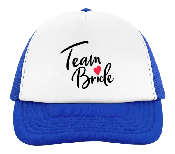 Team Bride red heart — 2