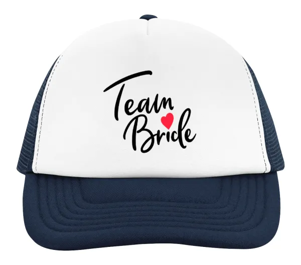 Team Bride red heart — 2