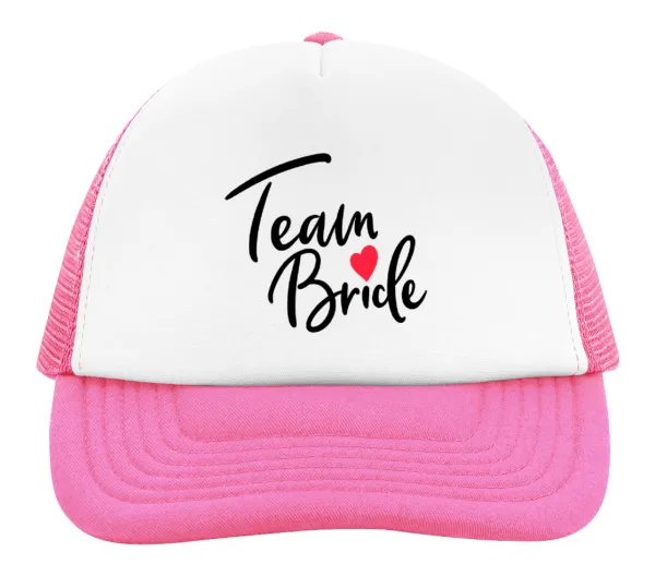 Team Bride red heart — 2