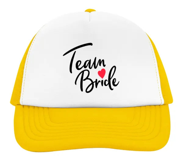 Team Bride red heart — 2