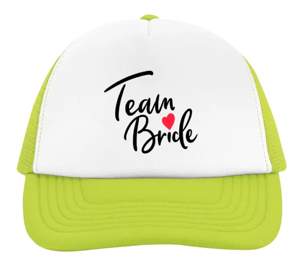 Team Bride red heart — 2