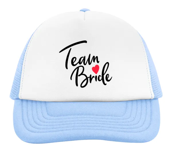 Team Bride red heart — 2