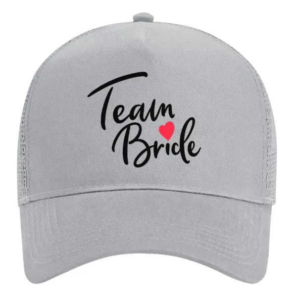 Team Bride red heart — 2