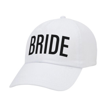 BRIDE, Καπέλο Baseball Λευκό (5-φύλλο, unisex)