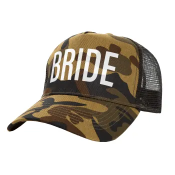 BRIDE, Καπέλο Ενηλίκων Structured Trucker, με Δίχτυ, (παραλλαγή) Army (100% ΒΑΜΒΑΚΕΡΟ, ΕΝΗΛΙΚΩΝ, UNISEX, ONE SIZE)