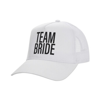 TEAM BRIDE, Καπέλο Structured Trucker, ΛΕΥΚΟ