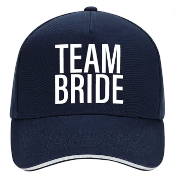 TEAM BRIDE, DRILL Καπέλο Ενηλίκων Ultimate ΜΠΛΕ/ΛΕΥΚΟ, (100% ΒΑΜΒΑΚΕΡΟ, ΕΝΗΛΙΚΩΝ, UNISEX, ONE SIZE)