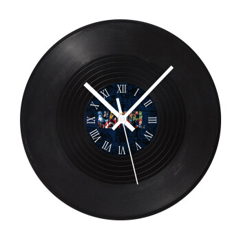 MARVEL characters, Ρολόι τοίχου Βινύλιο (30cm)