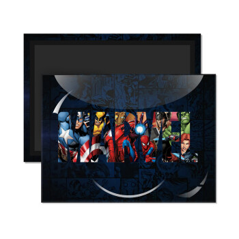 MARVEL characters, Ορθογώνιο μαγνητάκι ψυγείου διάστασης 9x6cm