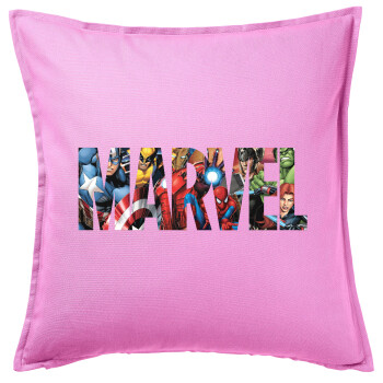 MARVEL characters, Sofa cushion Pink 50x50cm includes filling