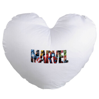 MARVEL characters, Μαξιλάρι καναπέ καρδιά 40x40cm περιέχεται το  γέμισμα