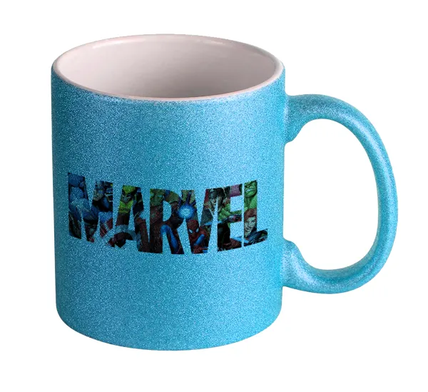 MARVEL characters — Κούπα Σιέλ Glitter που γυαλίζει, κεραμική, 330ml