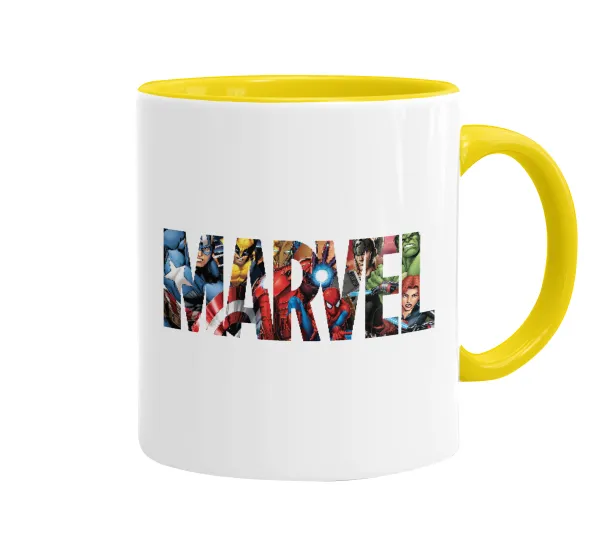 MARVEL characters — Κεραμική Κίτρινη, 330ml