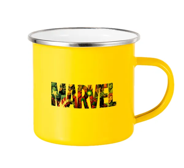 MARVEL characters — Yellow Enamel Metallic Cup 360ml