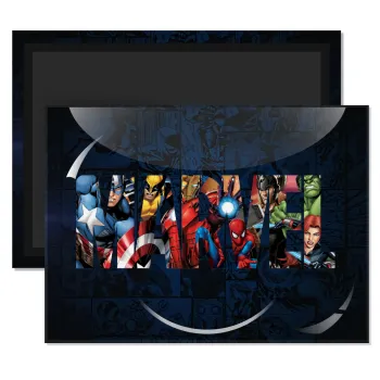 MARVEL characters, Ορθογώνιο μαγνητάκι ψυγείου διάστασης 9x6cm
