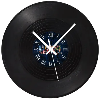 MARVEL characters, Ρολόι τοίχου Βινύλιο (30cm)
