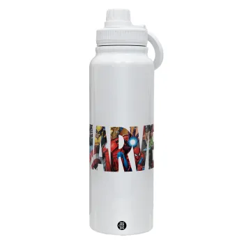 MARVEL characters, Θερμός 1L Ανοξείδωτο με Βάση Κινητού & Διπλά Τοιχώματα