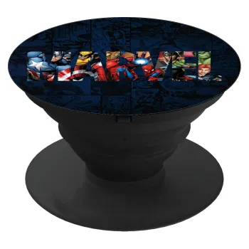 MARVEL characters, Phone Holders Stand  Black Hand-held Mobile Phone Holder