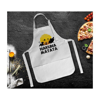 Hakuna Matata, Ποδιά Σεφ Ολόσωμη Παιδική (με ρυθμιστικά και 2 τσέπες)