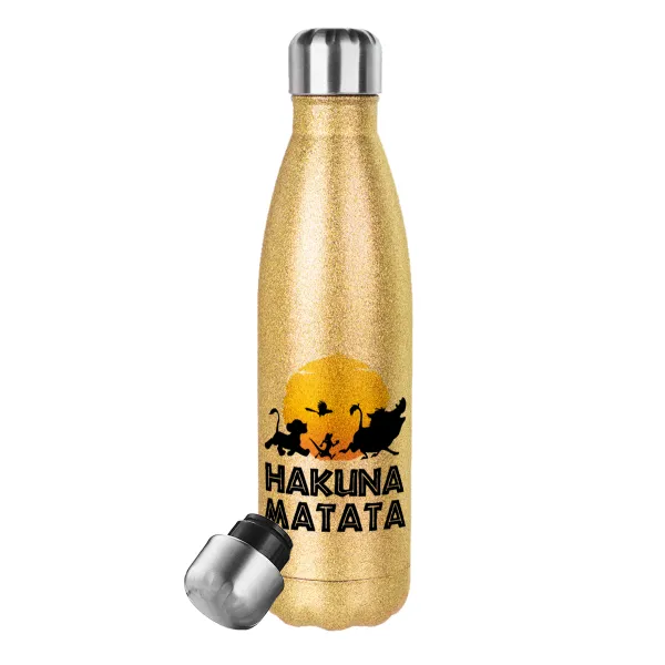 Hakuna Matata — Glitter Χρυσό (500ml)