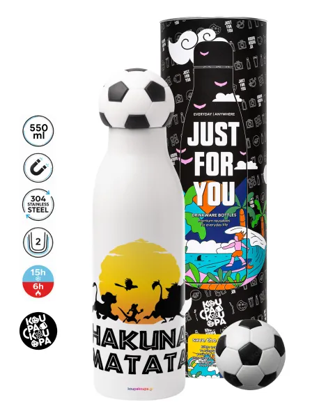 Hakuna Matata — Soccer Metal mug thermos, double wall, 550ml