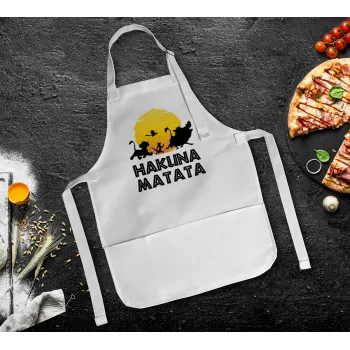 Hakuna Matata, Ποδιά Σεφ Ολόσωμη Παιδική (με ρυθμιστικά και 2 τσέπες)