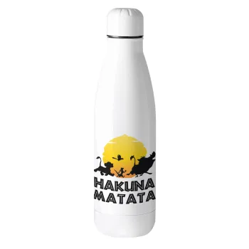 Hakuna Matata, Μεταλλικό παγούρι θερμός (Stainless steel), 500ml