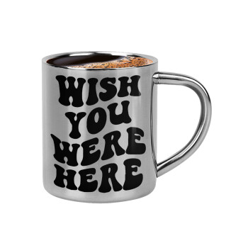 Wish you were here, Κουπάκι μεταλλικό διπλού τοιχώματος για espresso (220ml)