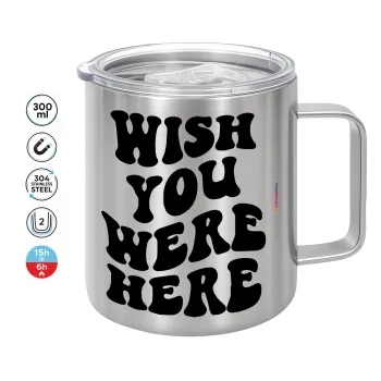 Wish you were here, Mug Stainless steel double wall 300ml