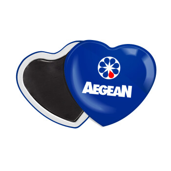 Πρατήριο καυσίμων AEGEAN, Μαγνητάκι καρδιά (57x52mm)
