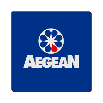 Πρατήριο καυσίμων AEGEAN, Τετράγωνο μαγνητάκι ξύλινο 6x6cm