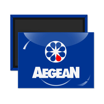 Πρατήριο καυσίμων AEGEAN, Ορθογώνιο μαγνητάκι ψυγείου διάστασης 9x6cm
