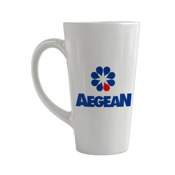 Πρατήριο καυσίμων AEGEAN, Κούπα κωνική Latte Μεγάλη, κεραμική, 450ml
