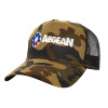Adult Structured Trucker Hat, with Mesh, (Camouflage) Army (100% COTTON, ADULT, UNISEX, ONE SIZE)