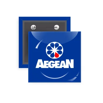 Πρατήριο καυσίμων AEGEAN, Κονκάρδα παραμάνα τετράγωνη 5x5cm