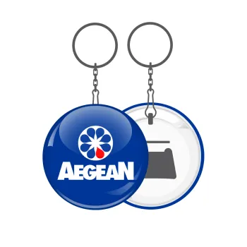 Πρατήριο καυσίμων AEGEAN, Μπρελόκ μεταλλικό 5cm με ανοιχτήρι