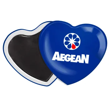 Πρατήριο καυσίμων AEGEAN, Μαγνητάκι καρδιά (57x52mm)