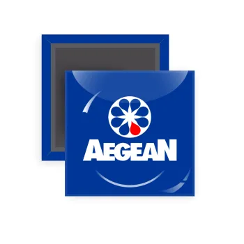 Πρατήριο καυσίμων AEGEAN, Μαγνητάκι ψυγείου τετράγωνο διάστασης 5x5cm