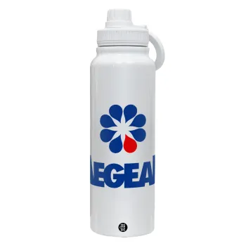 Πρατήριο καυσίμων AEGEAN, Θερμός 1L Ανοξείδωτο με Βάση Κινητού & Διπλά Τοιχώματα