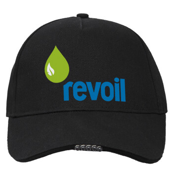 Πρατήριο καυσίμων REVOIL, Work & Activity LED Light Cap – Perfect for Night & Low Light Conditions (100% COTTON, ADULT, UNISEX)