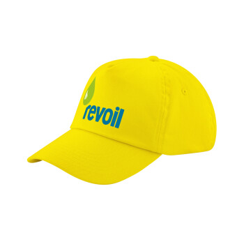 Πρατήριο καυσίμων REVOIL, Καπέλο παιδικό Baseball, 100% Βαμβακερό Twill, Κίτρινο (ΒΑΜΒΑΚΕΡΟ, ΠΑΙΔΙΚΟ, UNISEX, ONE SIZE)