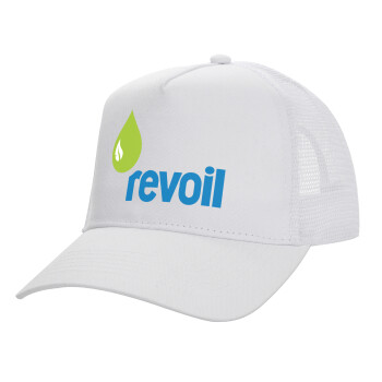 Πρατήριο καυσίμων REVOIL, Καπέλο Structured Trucker, ΛΕΥΚΟ