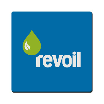 Πρατήριο καυσίμων REVOIL, Τετράγωνο μαγνητάκι ξύλινο 6x6cm