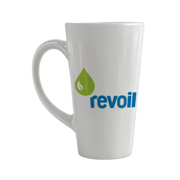 Πρατήριο καυσίμων REVOIL, Κούπα κωνική Latte Μεγάλη, κεραμική, 450ml