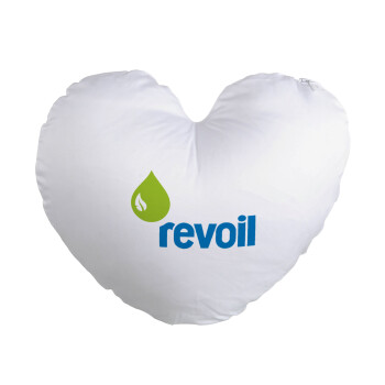 Πρατήριο καυσίμων REVOIL, Μαξιλάρι καναπέ καρδιά 40x40cm περιέχεται το  γέμισμα