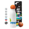 Bascetball Metal mug thermos, double wall, 550ml