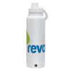 1L Stainless Steel Thermal Bottle with Phone Holder & Double Wall Insulation