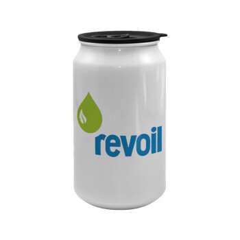 Πρατήριο καυσίμων REVOIL, Κούπα ταξιδιού μεταλλική με καπάκι (tin-can) 500ml