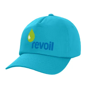 Πρατήριο καυσίμων REVOIL, Children's Baseball Cap, 100% Cotton Twill, Blue (COTTON, CHILDREN, UNISEX, ONE SIZE)